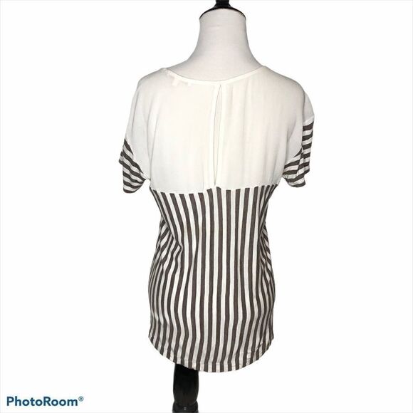 Ella Moss Striped T-shirt EUC XS - Picture 4 of 7